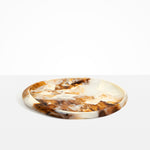 Dinosaur Designs Rock Tray in Light Horn color resin