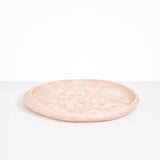 Dinosaur Designs Rock Tray in Rose Swirl color resin