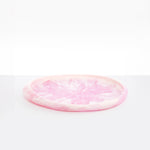 Dinosaur Designs Rock Tray in Shell Pink color resin