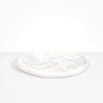 Dinosaur Designs Rock Tray in Snow Swirl color resin