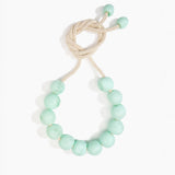 Dinosaur Designs Bold Ball Necklace in Mint Colour resin.