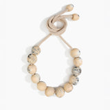 Dinosaur Designs Bold Ball Necklace in Sandy Pearl Colour resin.
