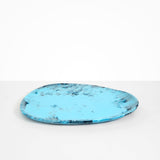 Dinosaur Designs Large Pebble Platter in Water Colour resin.
