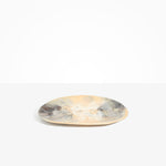 Dinosaur Designs Large Temple Platter in Sandy Pearl color resin