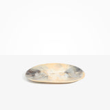 Dinosaur Designs Large Temple Platter in Sandy Pearl color resin