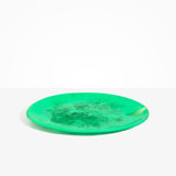 Dinosaur Designs Long Temple Platter in Leaf Colour resin.