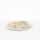 Dinosaur Designs Long Temple Platter in Sandy Pearl color resin