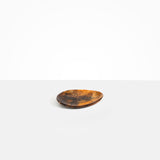 Dinosaur Designs Pebble Side Plate Serving Platters in Dark Horn Colour resin