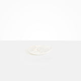 Dinosaur Designs Pebble Side Plate Serving Platters in Snow Swirl Colour resin