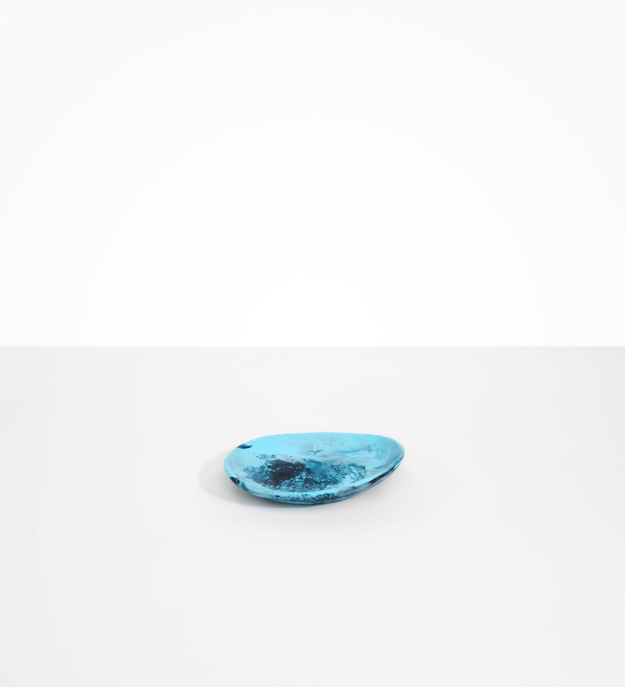 Dinosaur Designs Pebble Side Plate Serving Platters in Water Colour resin