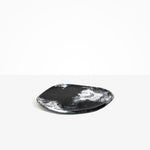 Dinosaur Designs Pebble Plate Serving Platters in Black Marble Colour resin
