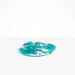 Dinosaur Designs Pebble Plate Serving Platters in Lagoon Colour resin