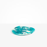 Dinosaur Designs Pebble Plate Serving Platters in Lagoon Colour resin