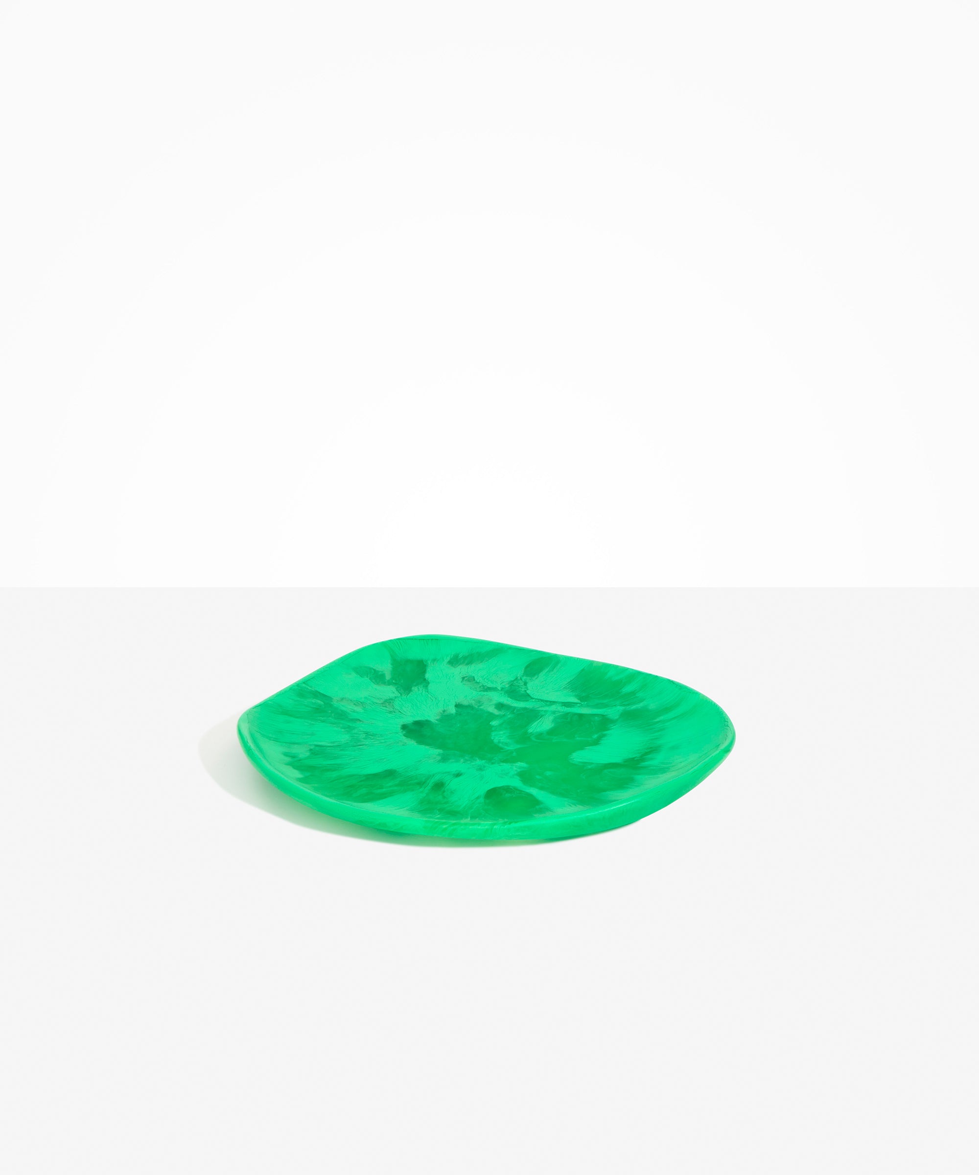 Dinosaur Designs Pebble Plate Serving Platters in Leaf Colour resin