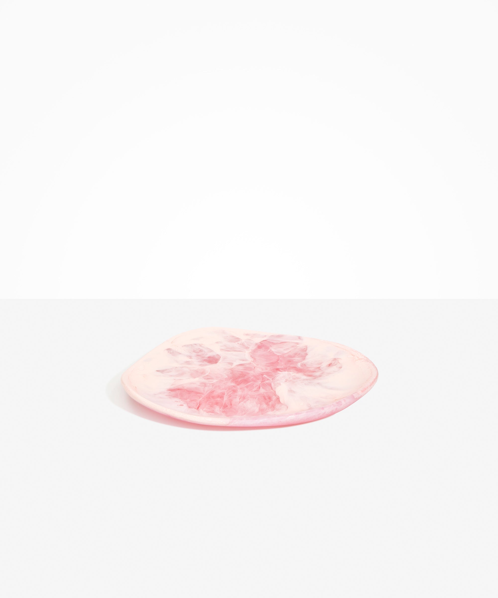 Dinosaur Designs Pebble Plate Serving Platters in Shell Pink Colour resin