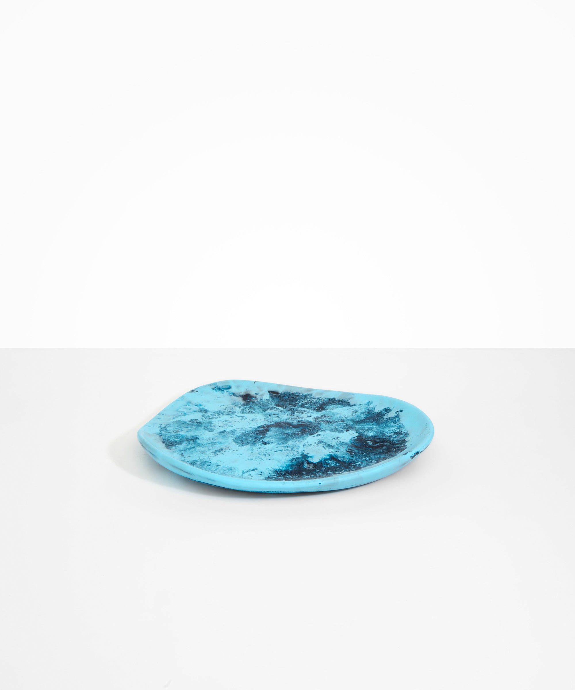 Dinosaur Designs Pebble Plate Serving Platters in Water Colour resin