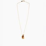 Dinosaur Designs Joie De Vivre Pendant in Dark Horn Colour resin with Gold-Filled Material.