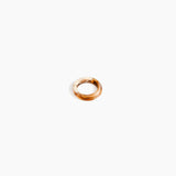 Dinosaur Designs Modern Tribal Band Ring in Light Horn Colour resin with Wide Fit..
