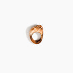 Dinosaur Designs RGPLNPEB pebble ring LIGHT HORN .