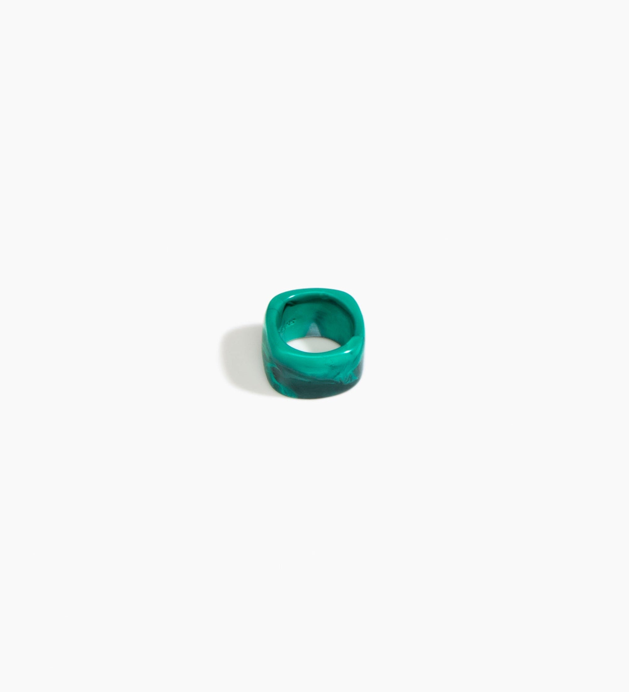 Polished Cube Ring