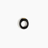 Dinosaur Designs RGRNDRCK round rock ring BLACK ...