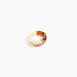 Dinosaur Designs Round Rock Ring in Light Horn Colour resin...