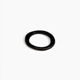 Dinosaur Designs Drift Wishbone Bangle in Black Colour resin with Wide Fit.