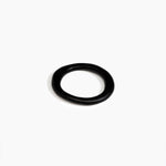Dinosaur Designs Drift Wishbone Bangle in Black Colour resin with Wide Fit.