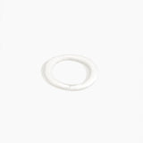 Dinosaur Designs Drift Wishbone Bangle in Snow Swirl Colour resin with Wide Fit.