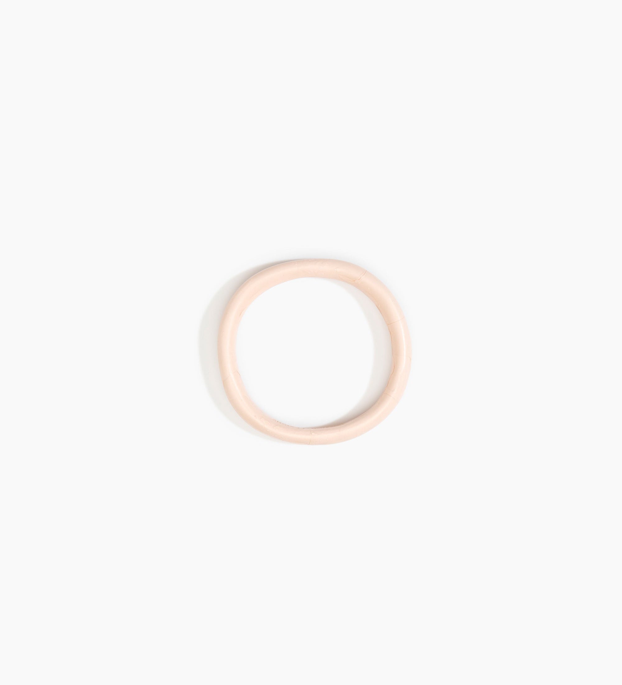 Dinosaur Designs Wishbone Bangle Bracelets in Rose Swirl Colour resin with Narrow Fit