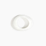 Dinosaur Designs Medium Rock Bangle Bracelets in Snow Swirl color resin with Wide Fit