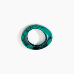 Dinosaur Designs Medium Rock Bangle Bracelets in Mineral Swirl color resin with Wide Fit