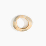 Dinosaur Designs Medium Rock Bangle Bracelets in Sandy Pearl color resin with Wide Fit