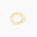 Dinosaur Designs Small Rock Bangle Bracelets in Lemon Colour resin with Wide Fit