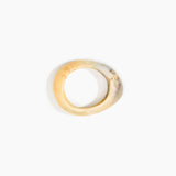 Dinosaur Designs Small Rock Bangle in Sandy Pearl Colour resin with Wide Fit.