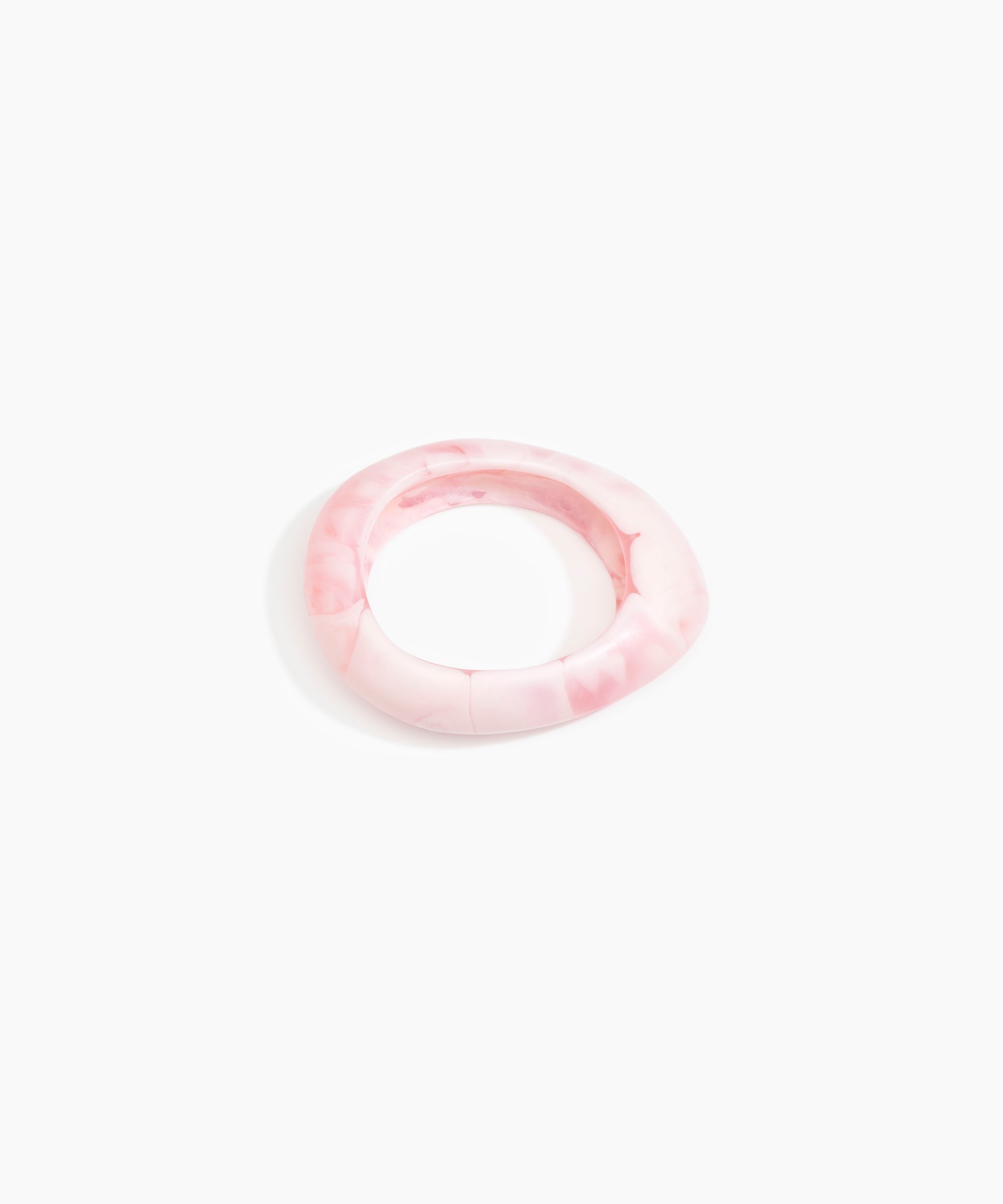 Dinosaur Designs SBRCKSML small rock bangle SHELL PINK..
