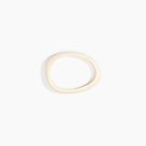 Dinosaur Designs Rock Wishbone Bangle Bracelets in Cream Colour resin with Wide Fit