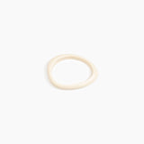 Dinosaur Designs SBRCKWBN rock wishbone bangle CREAM.