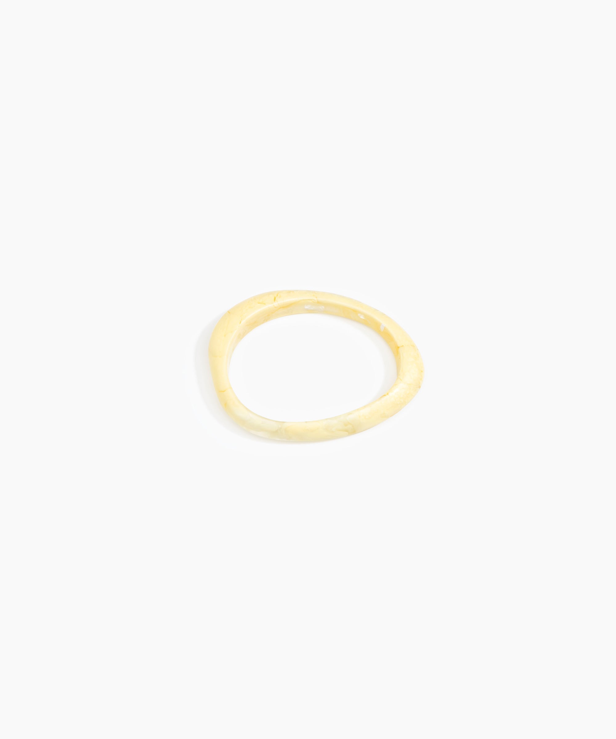 Dinosaur Designs SBRCKWBN rock wishbone bangle LEMON.