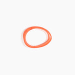 Dinosaur Designs Rock Wishbone Bangle Bracelets in Lychee Colour resin with Wide Fit