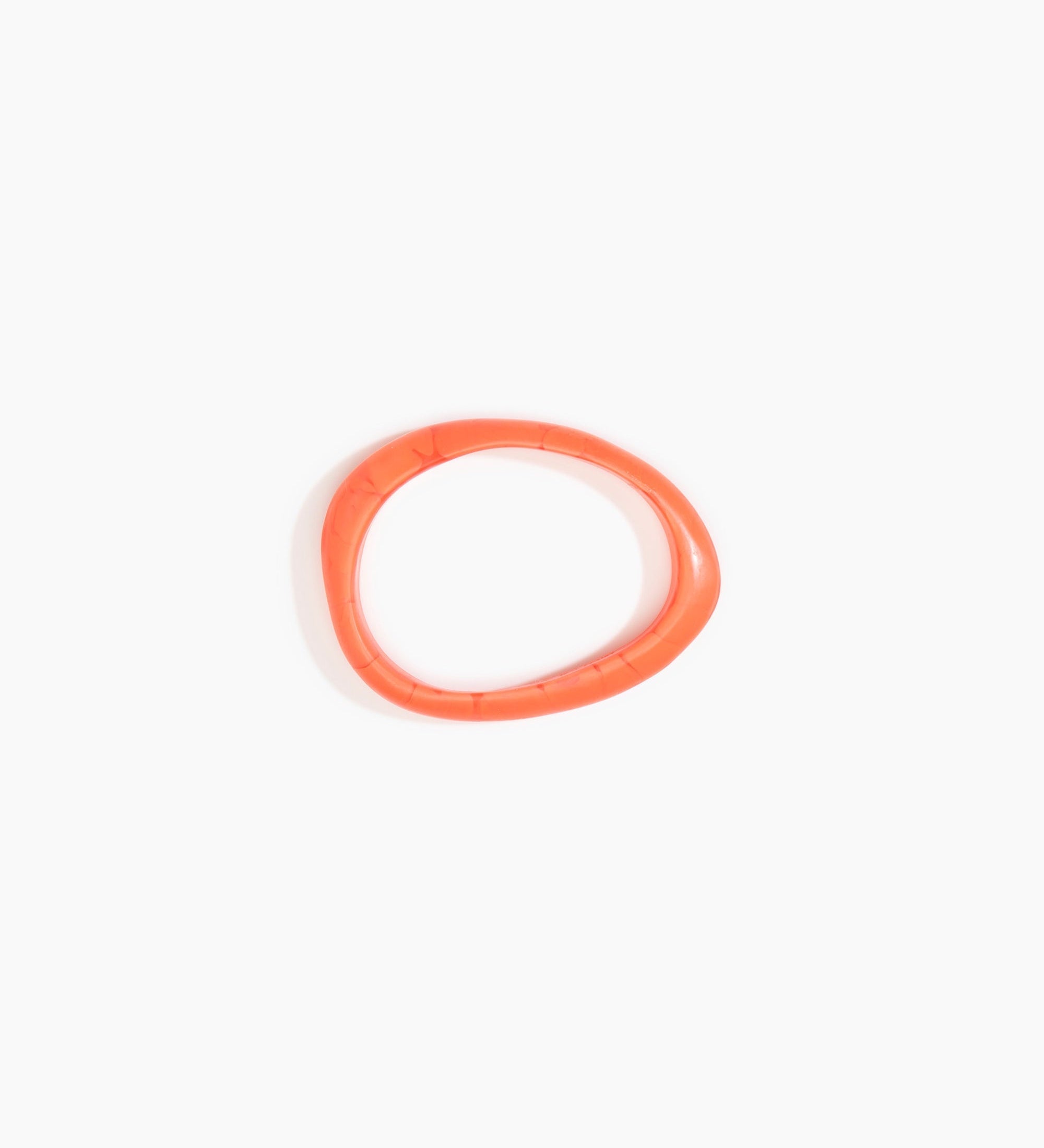 Dinosaur Designs Rock Wishbone Bangle Bracelets in Lychee Colour resin with Wide Fit