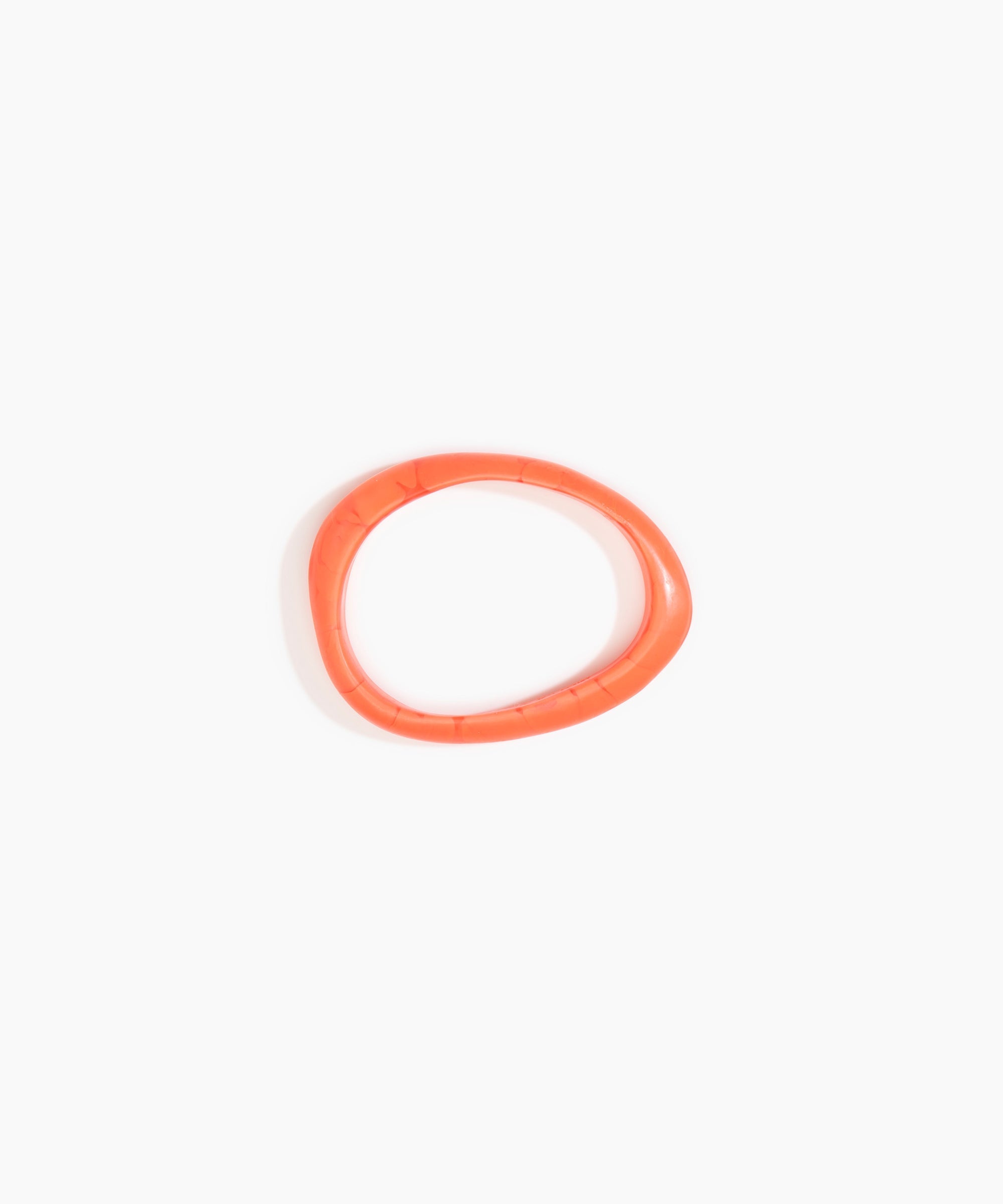 Dinosaur Designs Rock Wishbone Bangle Bracelets in Lychee Colour resin with Wide Fit