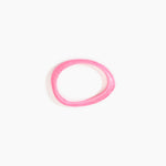 Dinosaur Designs Rock Wishbone Bangle in Parakeet Colour resin with Wide Fit..