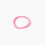 Dinosaur Designs Rock Wishbone Bangle Bracelets in Parakeet Colour resin with Wide Fit