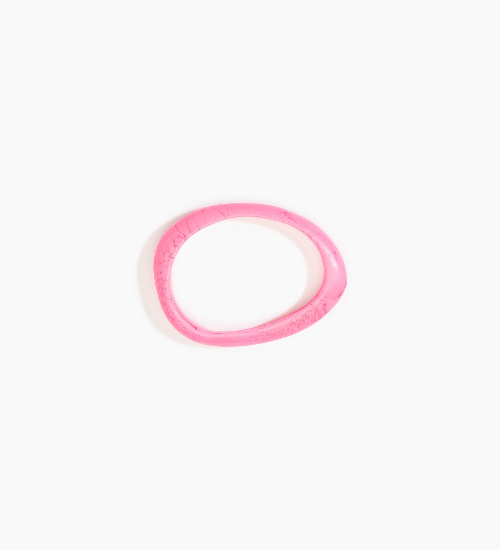 Dinosaur Designs Rock Wishbone Bangle Bracelets in Parakeet Colour resin with Wide Fit