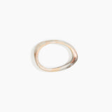 Dinosaur Designs Rock Wishbone Bangle in Sandy Pearl Colour resin with Wide Fit..