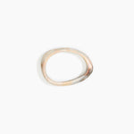 Dinosaur Designs Rock Wishbone Bangle Bracelets in Sandy Pearl Colour resin with Wide Fit