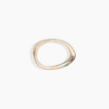 Dinosaur Designs Rock Wishbone Bangle Bracelets in Sandy Pearl Colour resin with Wide Fit