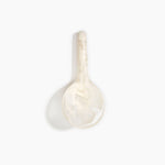 Dinosaur Designs Large Round Spoon Tableware in Chalk Swirl Colour resin