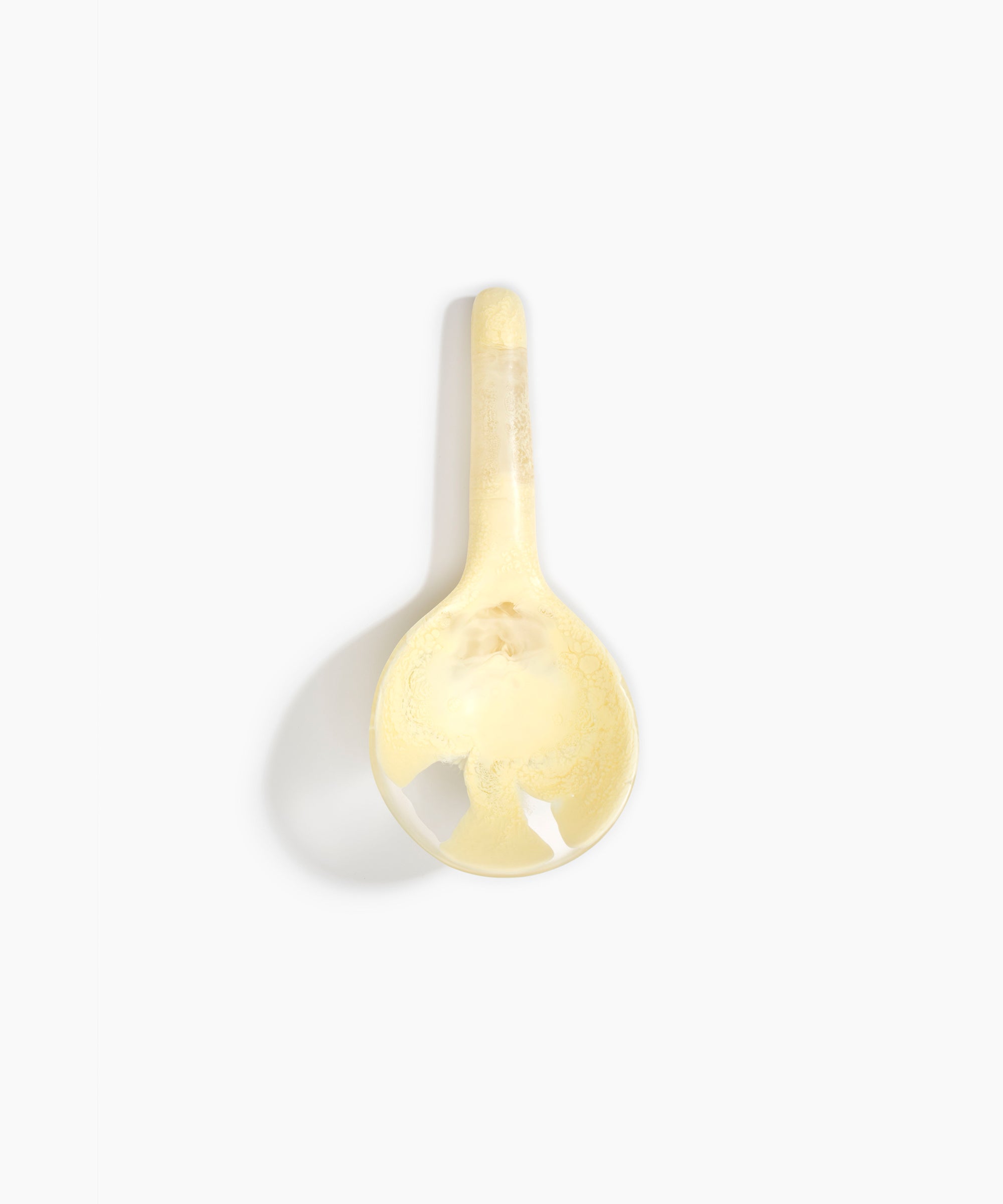 Dinosaur Designs Large Round Spoon Tableware in Lemon Colour resin